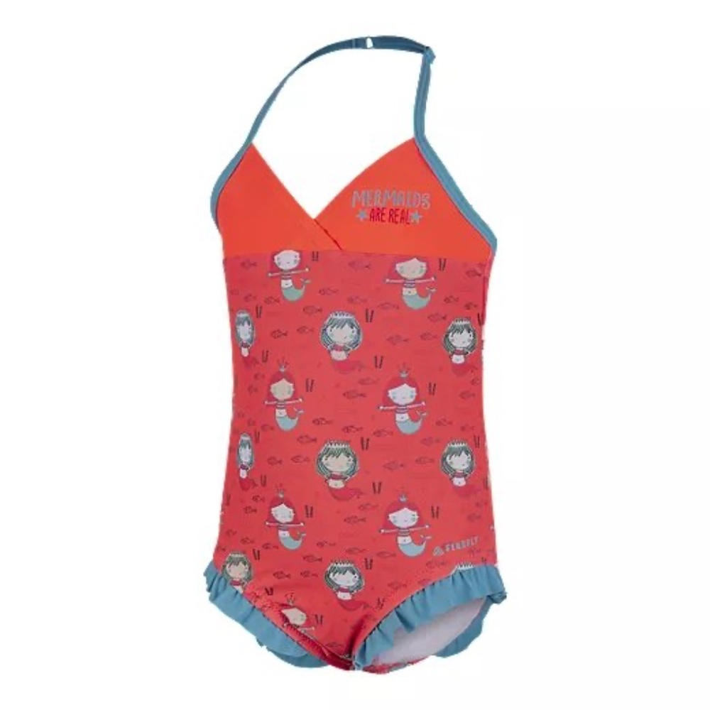 BRAND NEW girl ripzone mermaid themed one piece swimsuit bathing suit 2T & 4T